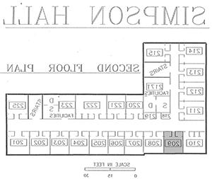 Simpson 2nd floor plan